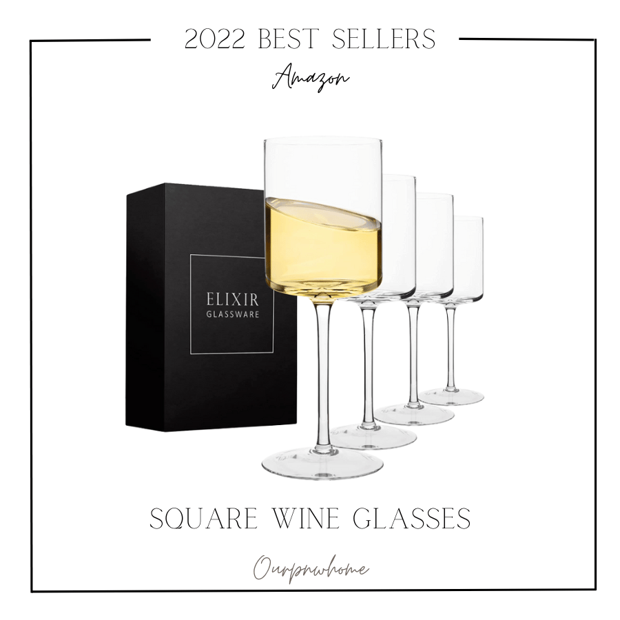 2022 best selling item, square wine glasses, amazon top seller 