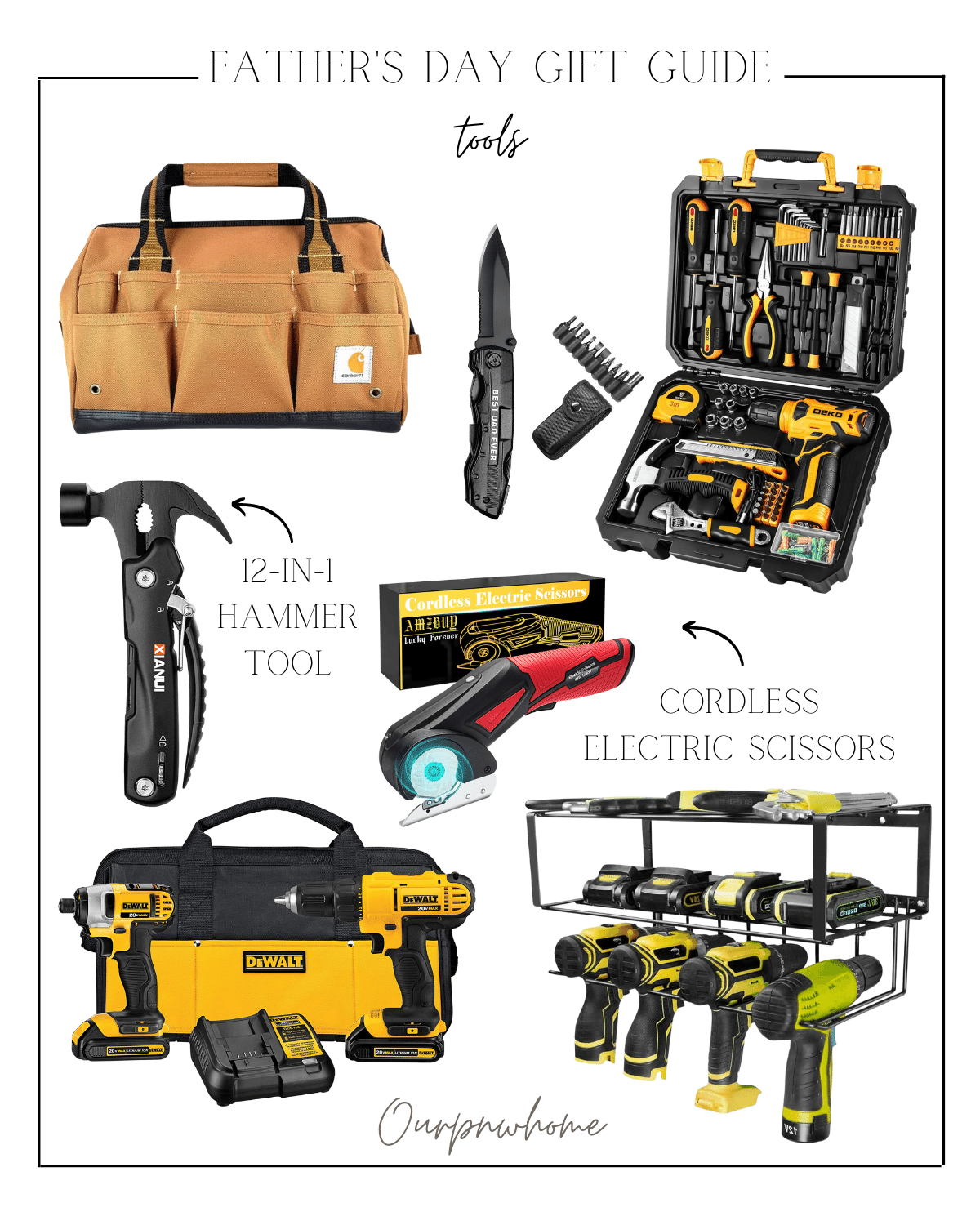 tools, father's day gift guide, hammers, cordless tools, mens gifts, gifts for him 