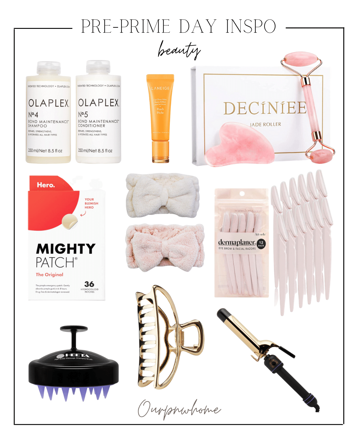prime day inspo, prime day deals, beauty, amazon beauty, hair care, skincare, hair tools, claw clips, prime day favorites 