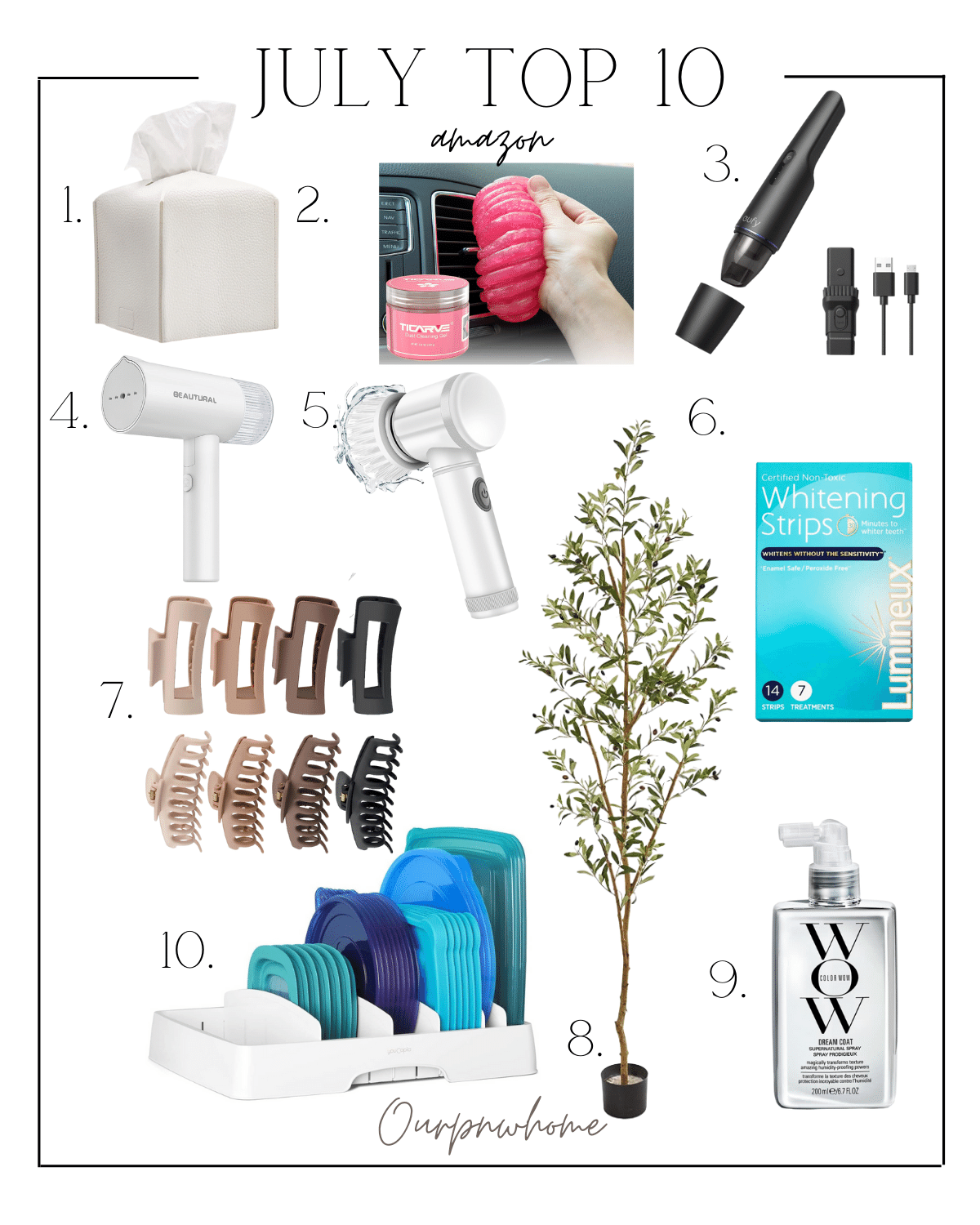 July Top 10 | Amazon Sellers

#amazon #amazonsellers #top10 #topsellers #bestsold #mostsold #luminex #cleaning #cleaningsupplies #tissuebox #homedecor #clawclips #steamer 