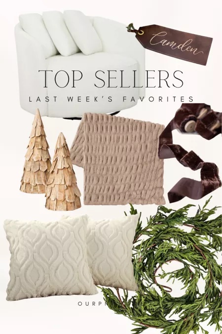 top sellers | #weekly #top #sellers #holiday #home #homedecor #christmas #garland #chair #pillow #