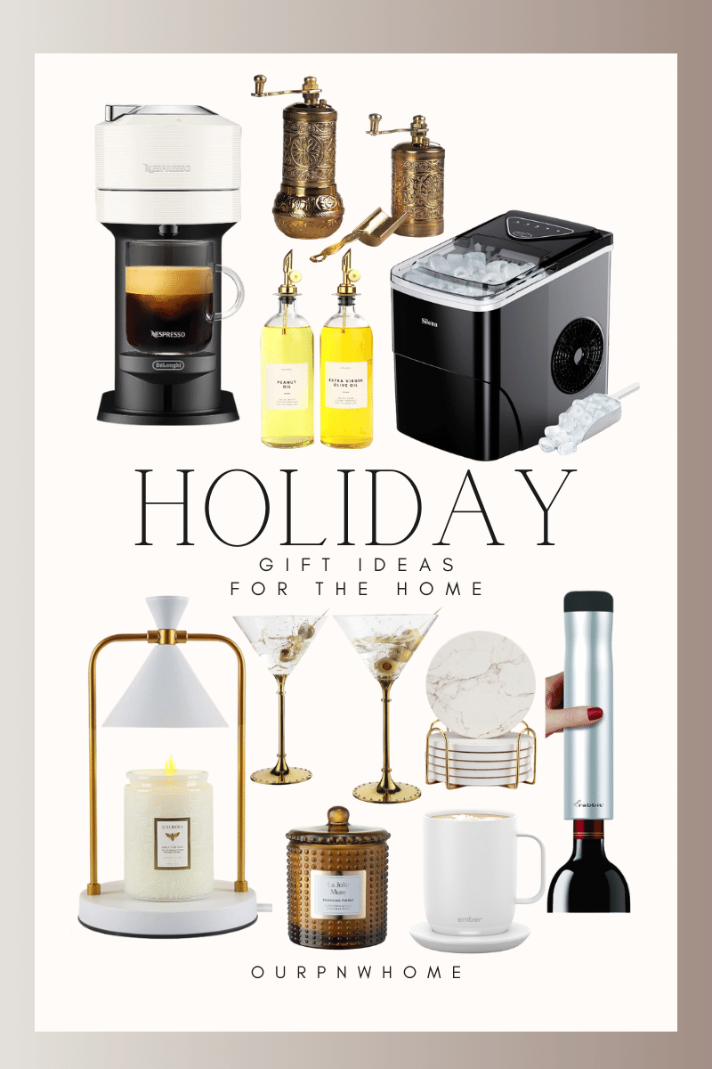 8 holiday gift guides for everyone you are shopping for | #giftguide #giftideas #christmas #christmasgift #christmasshopping #gifts #holiday #home #kitchen #entertaining #holidayhost #coaster #nespresso