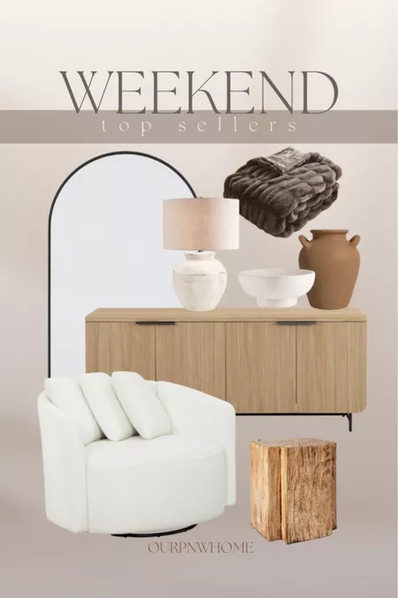 weekly top sellers | #weekly #top #sellers #mirror #archmirror #chair #accentchair #console #endtable #vase #home #homedecor