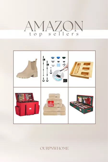 amazon top sellers | amazon, top, sellers, weekly top seller, chelsea boot, cleaner, bag organizer, christmas, christmas storage, bath towels,