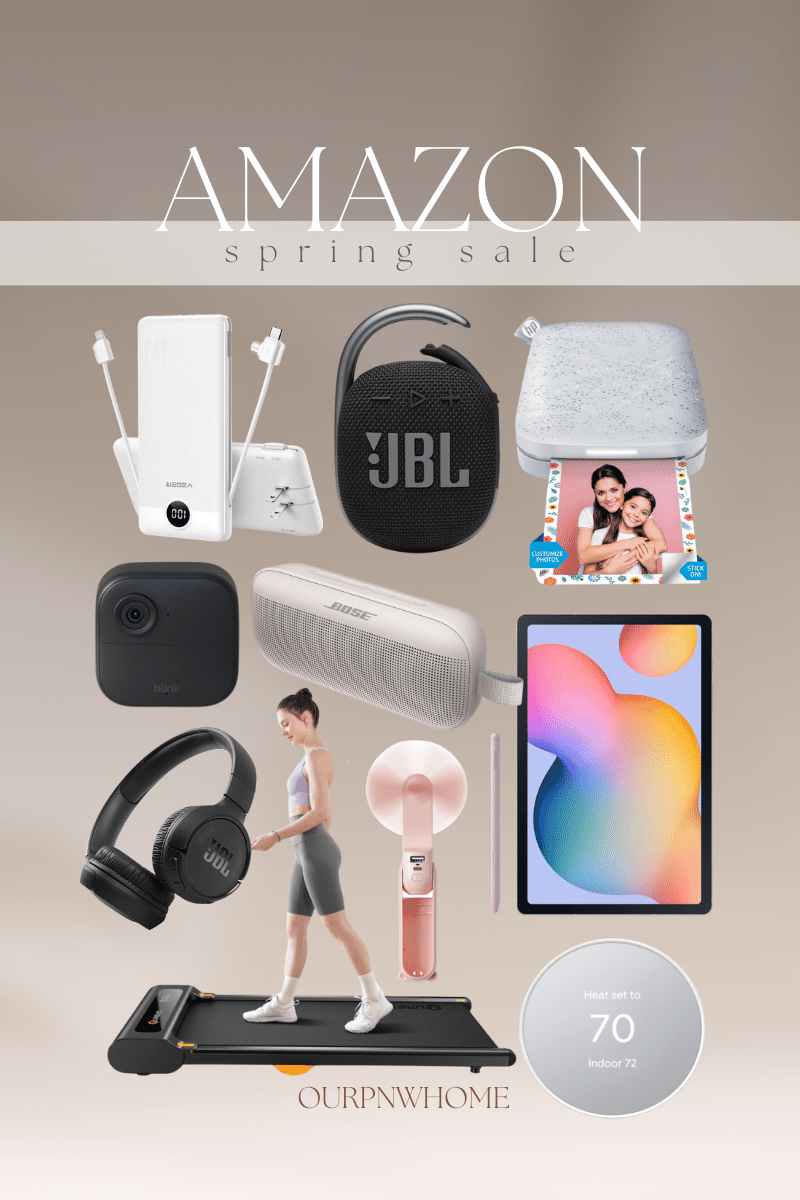 Best Finds of the Amazon Spring Sale | Amazon, spring sale, amazon deals, spring deals, amazon deals, tech, gadgets, electronics, walking pad, blink, portable printer
