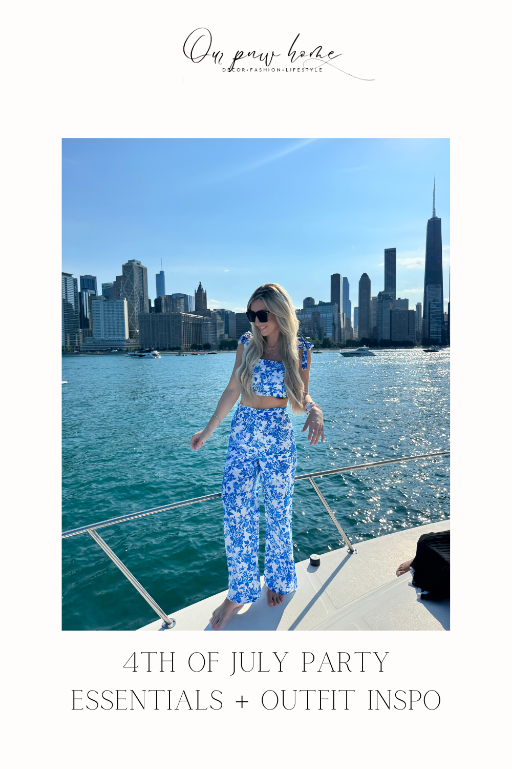 4th of july party essentials + outfit inspo | 4th of july, fourth of july, party essentials, outfit inspo, lakeside, on the water, two piece set, amazon fashion