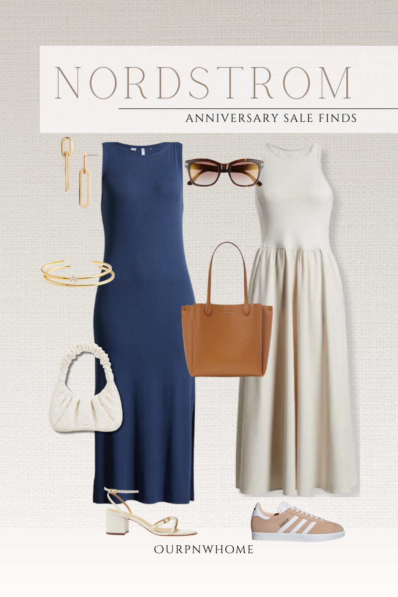 Ultimate Guide to the Nordstrom Anniversary Sale 2024 | nordstrom, nordstrom sale, sale finds, top picks, best deals, fall fashion, trending fashion, home, beauty exclusives, everyday outfit inspo, white dress, midi dress, gold jewelry, leather tote bag, sandals, sneakers, adidas, steve madden