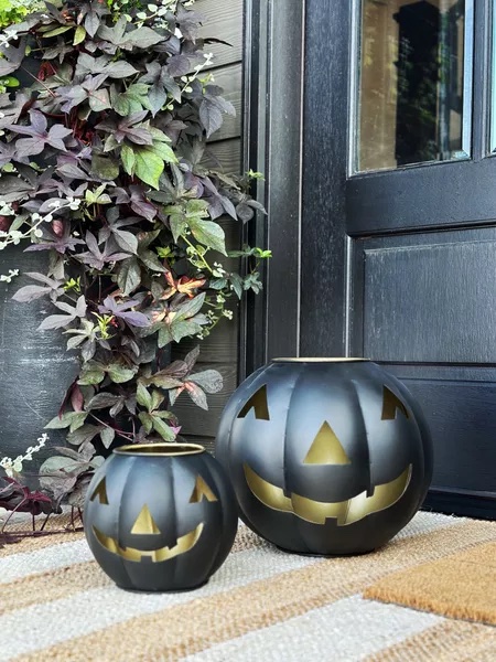 Embrace Autumn | Elevate Your Home With Fall Decor, pumpkins, terracotta pumpkins, front porch decor, metal pumpkins, halloween decor