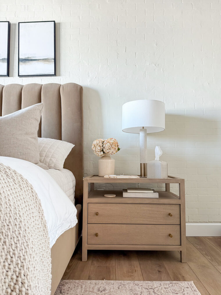 bedroom side table