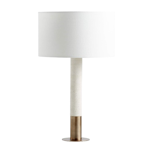 white tall lamp