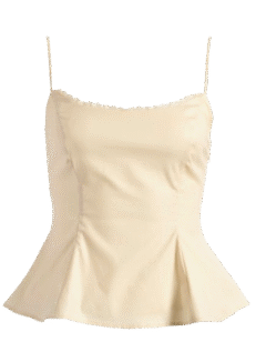 cream tank top