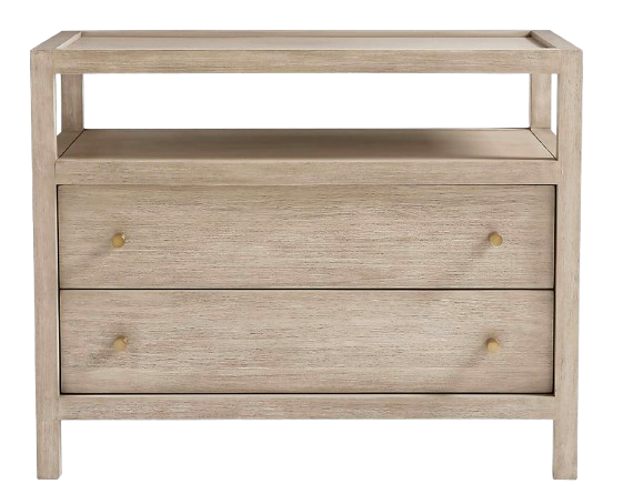 white oak side table
