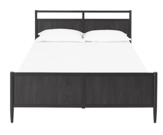black bed frame