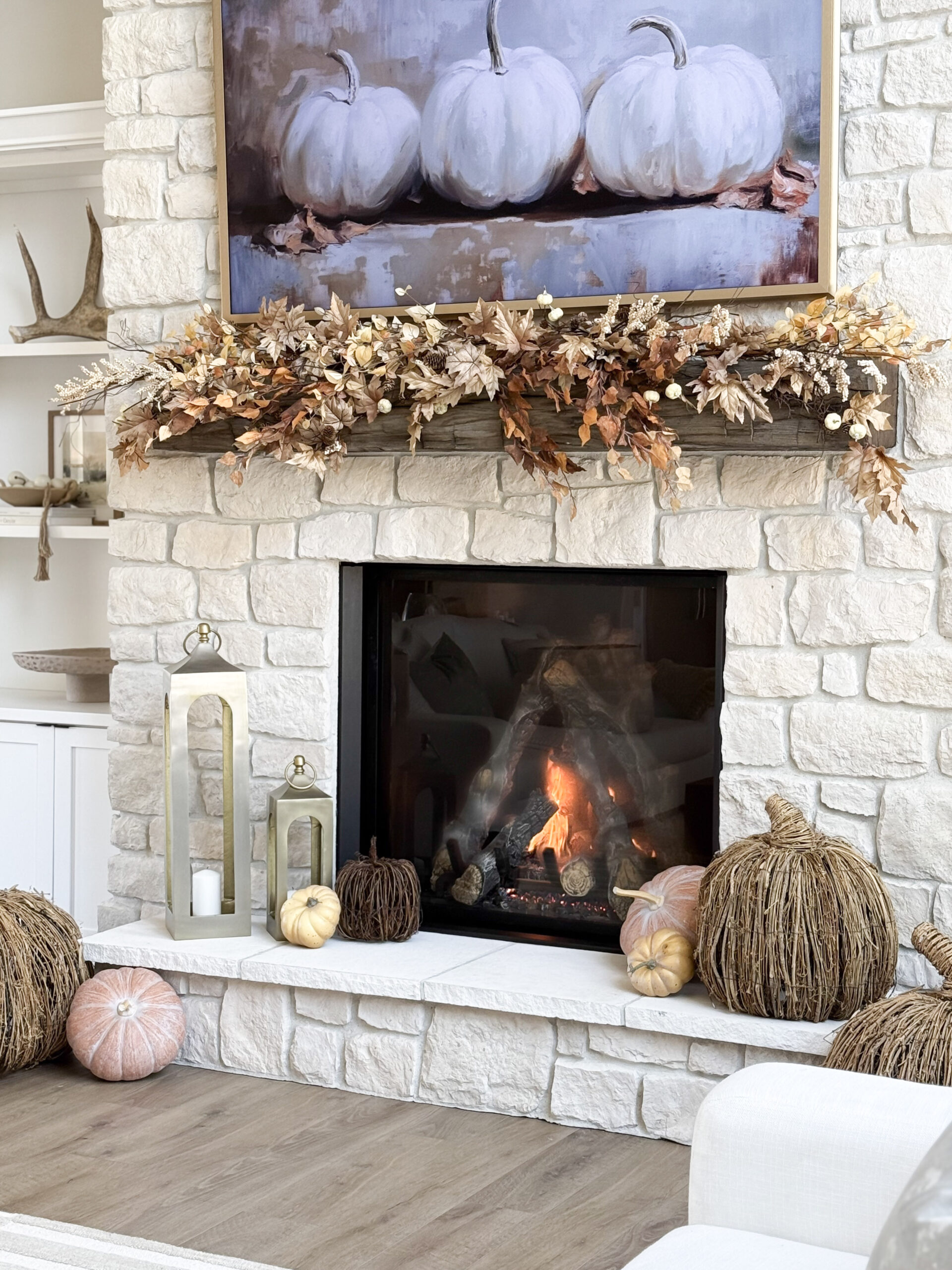 fall mantle styling
