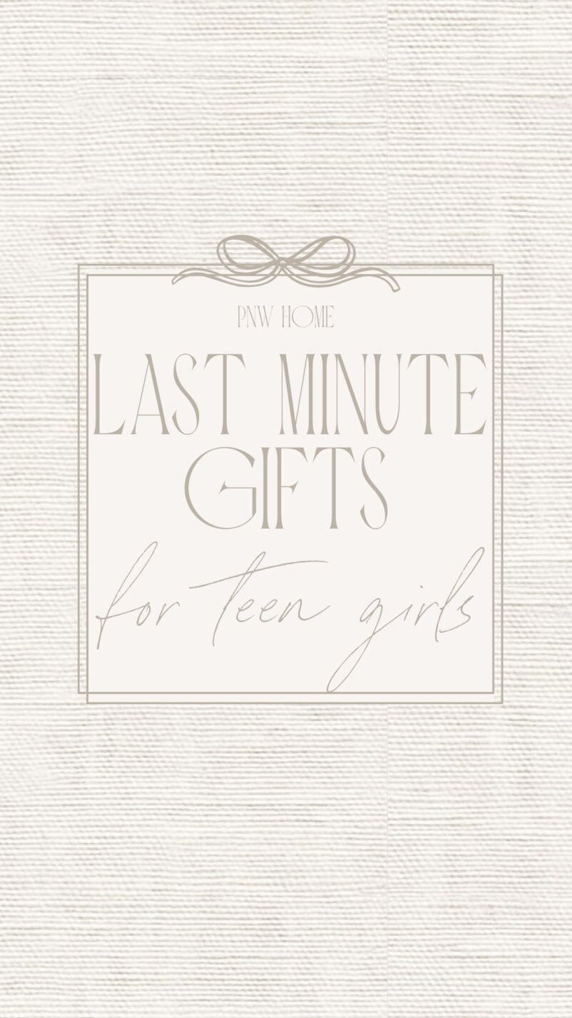 last minute gifts for teen girls graphic