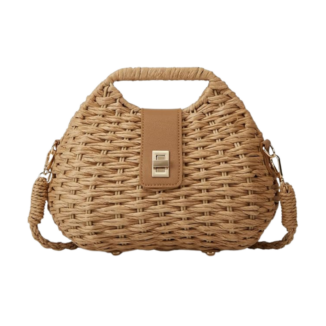 woven purse with strap