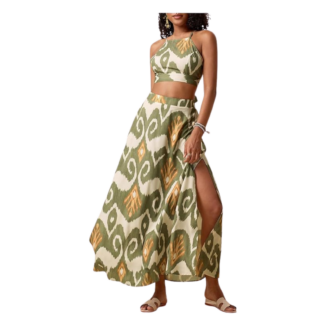 two piece maxi skirt set