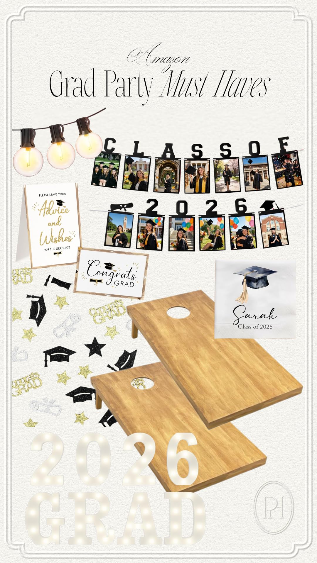 grad party must haves collage