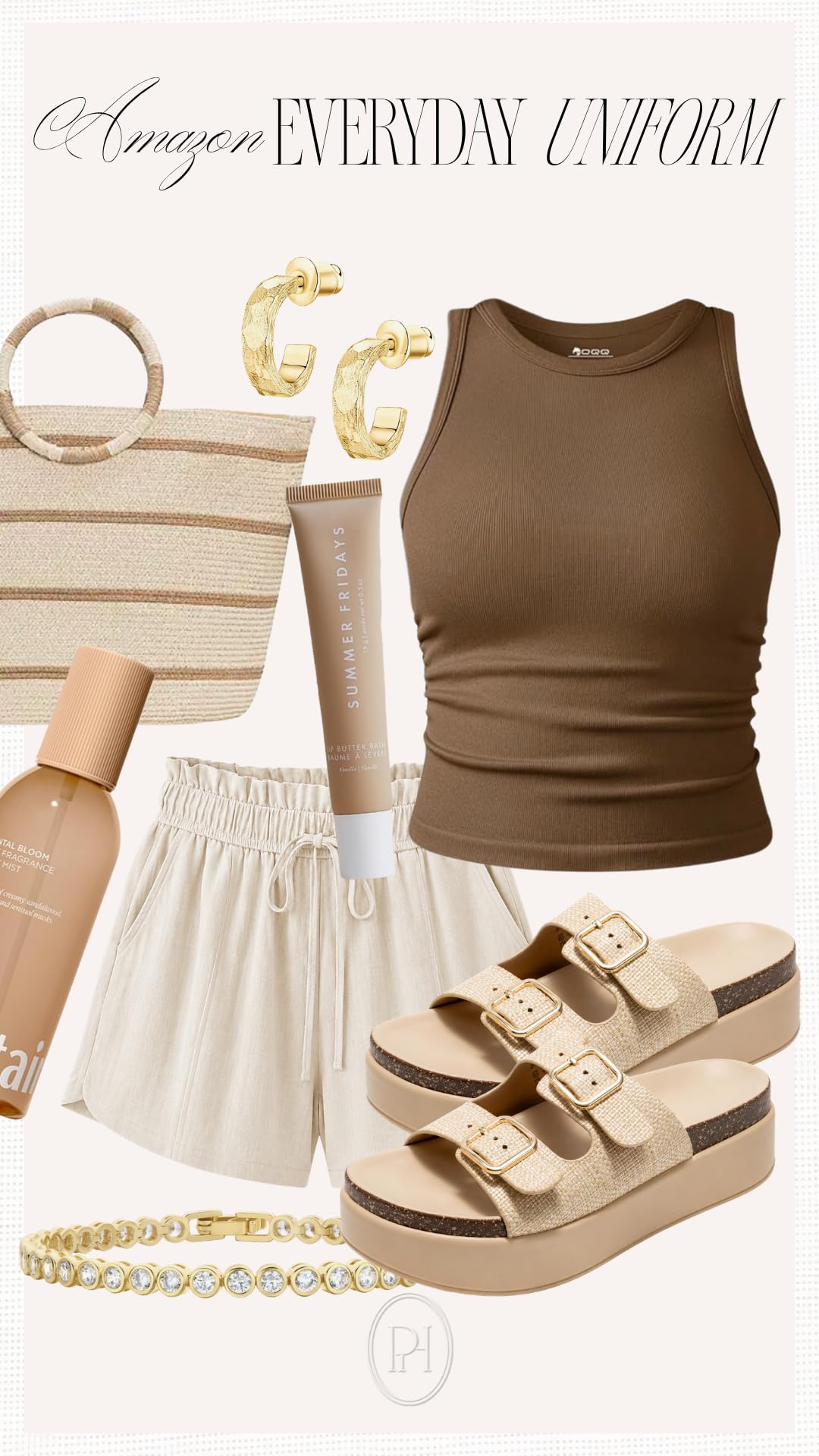 amazon everyday uniform collage
