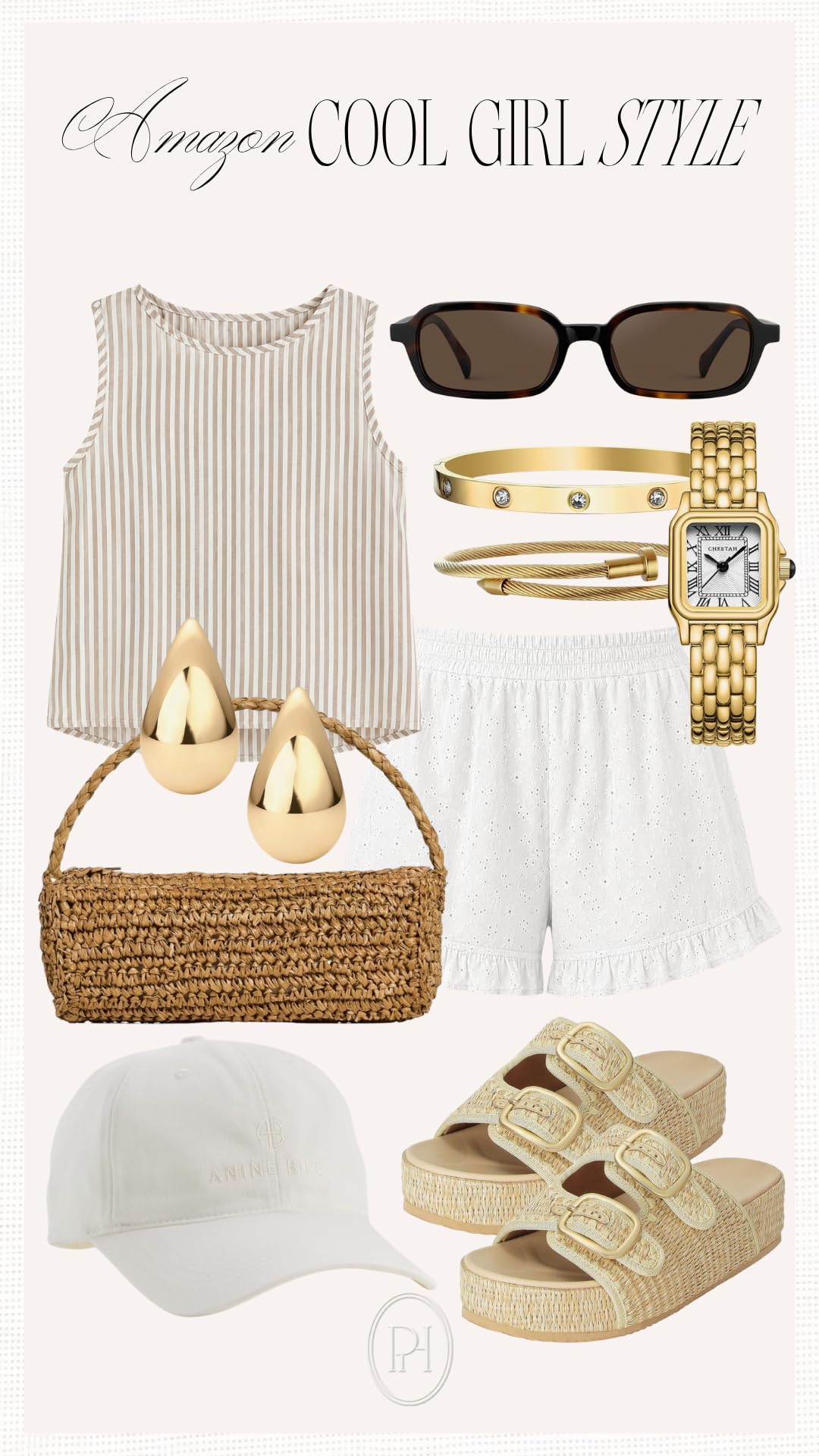 amazon cool girl style collage