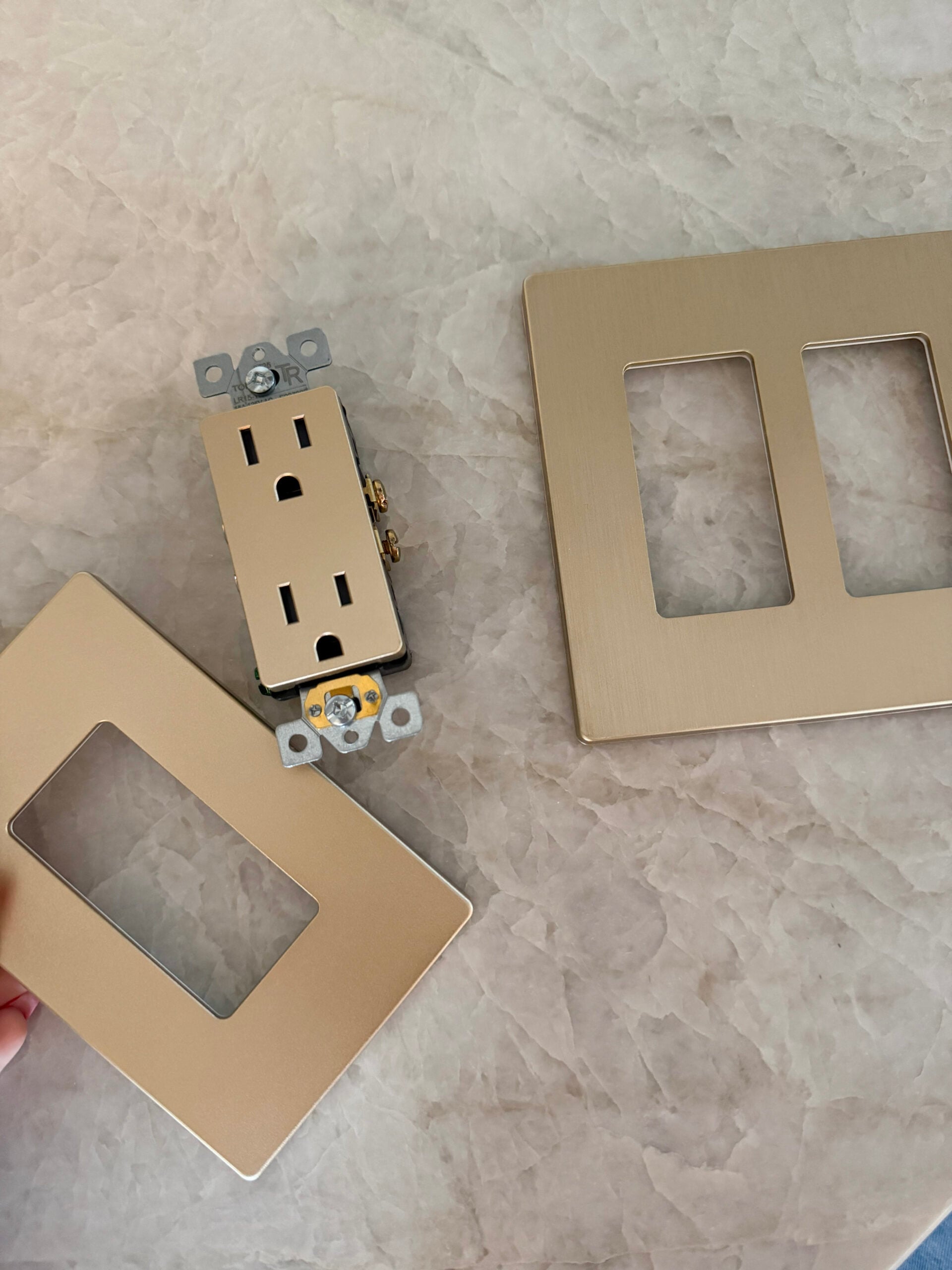 gold outlet covers
