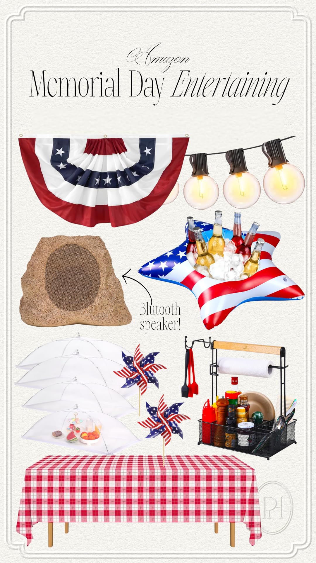 memorial day entertaining collage