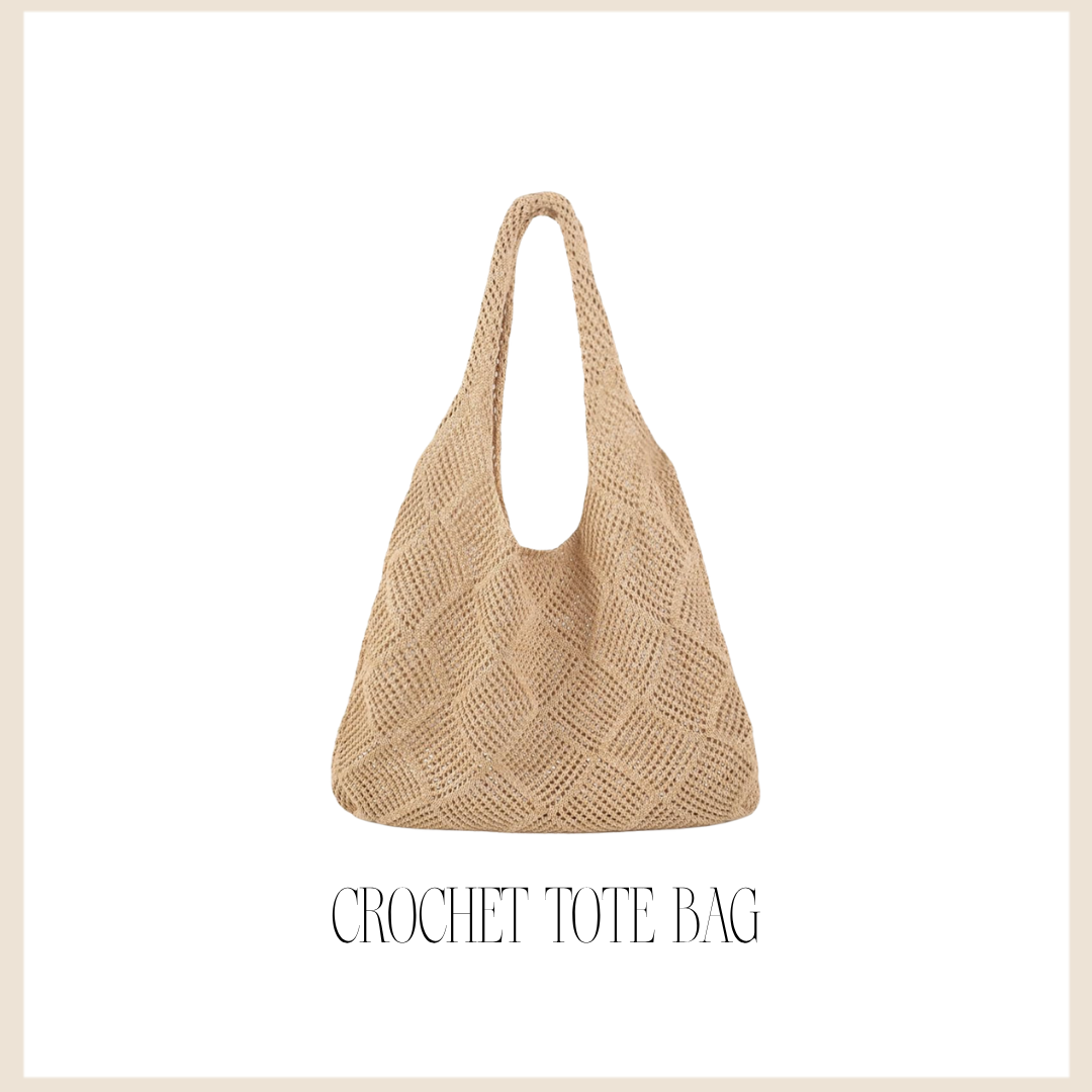 crochet tote bag