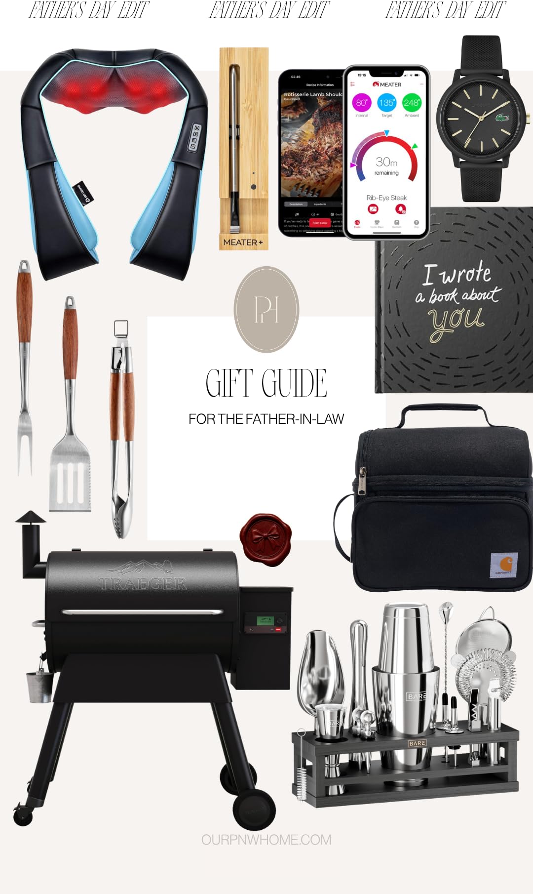 gift guide for the father-in-law collage