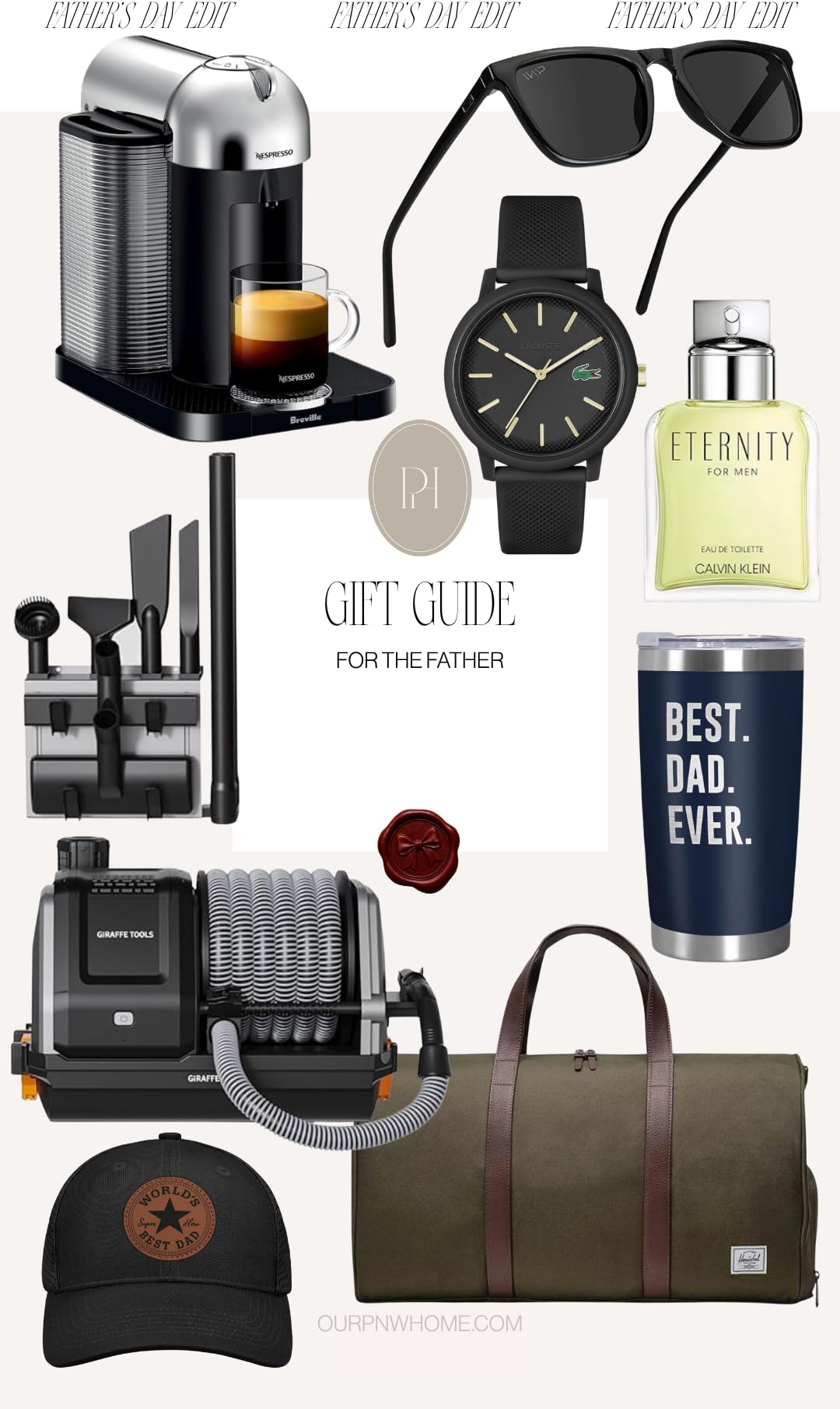 gift guide for the father collage