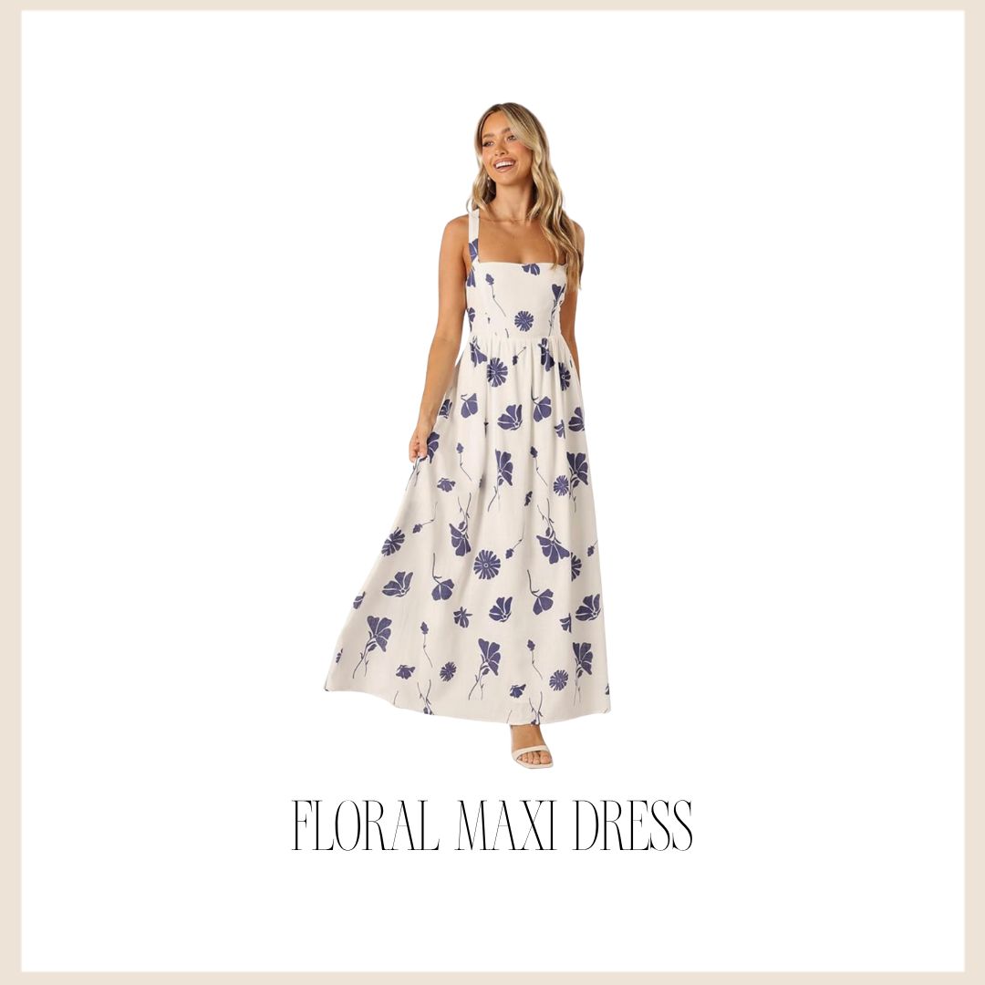 floral maxi dress