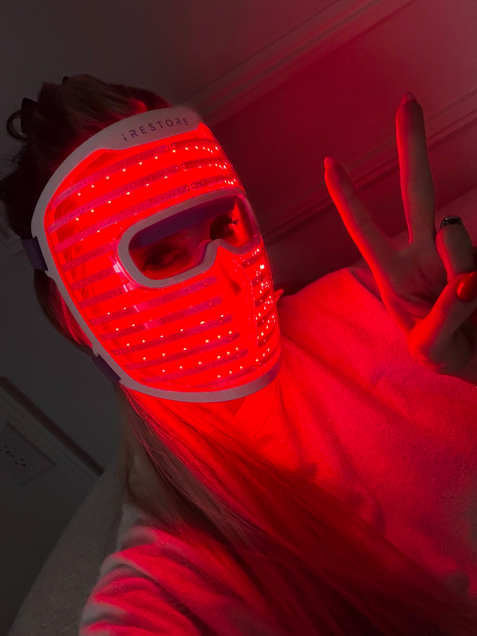 red light mask