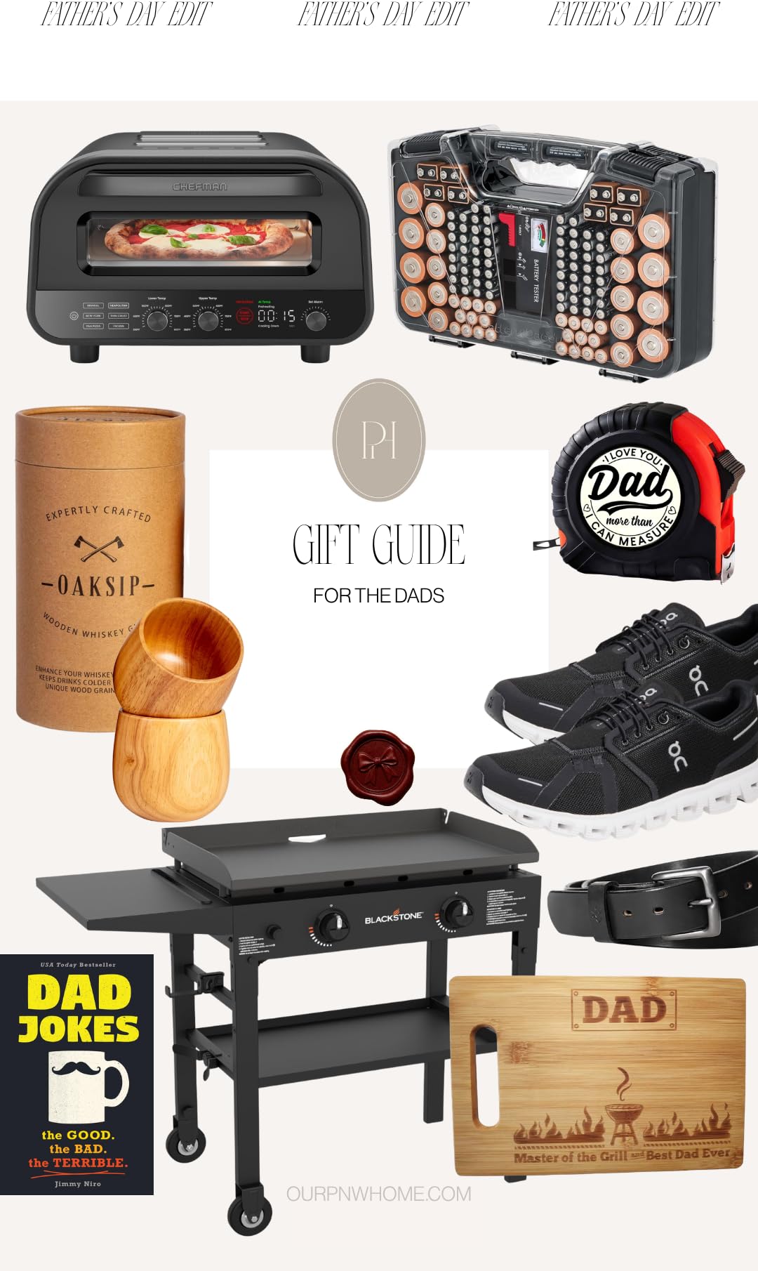 gift guide for the dads collage