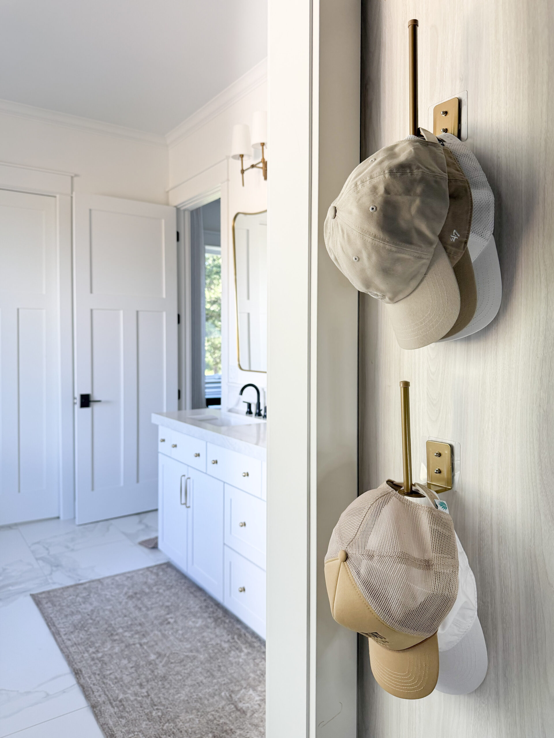 adhesive hat racks