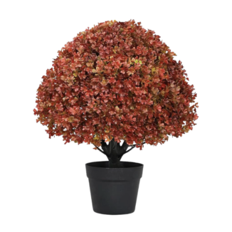faux boxwood topiary tree