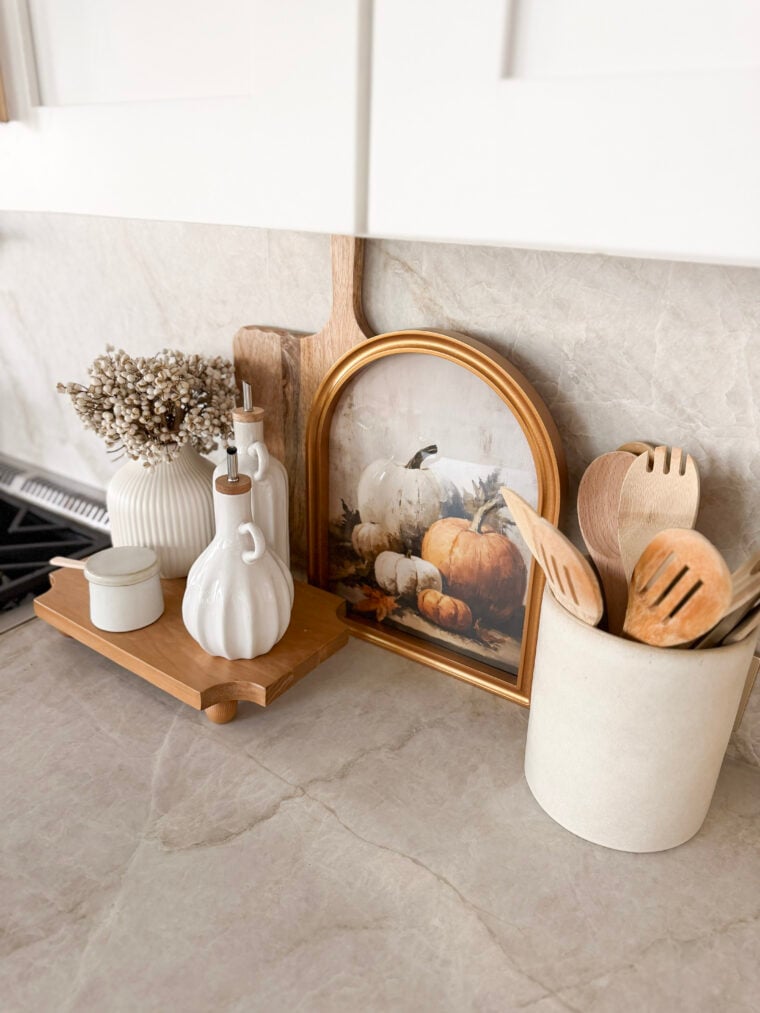 08.13.26 fall kitchen counter styling