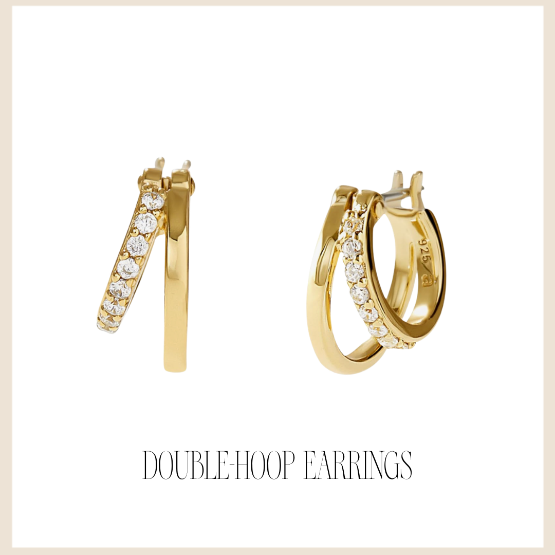 double hoop earrings
