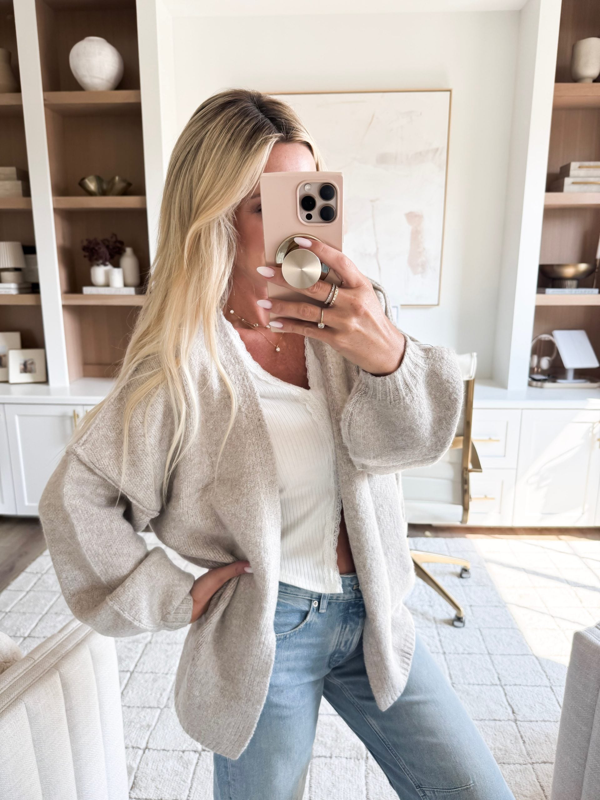oversized cardigan