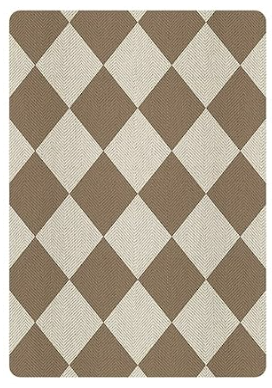 checkered rug