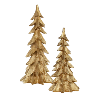 gold christmas tree