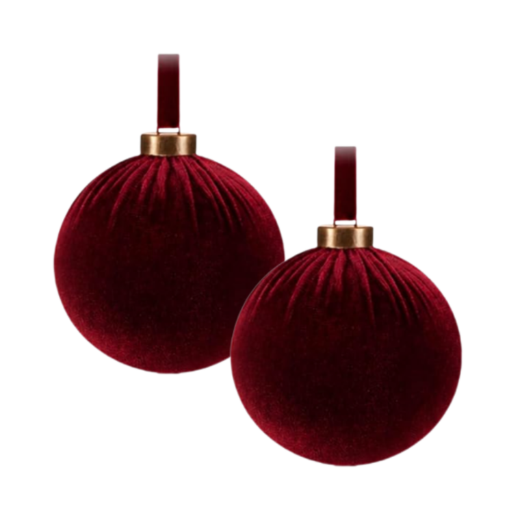velvet ornaments