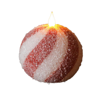 flameless candy cane candle