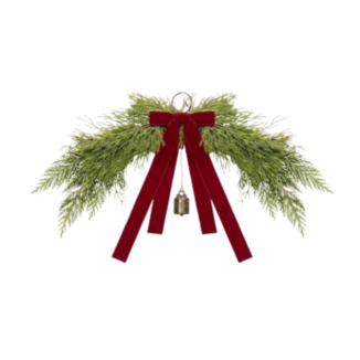 christmas swag with bows